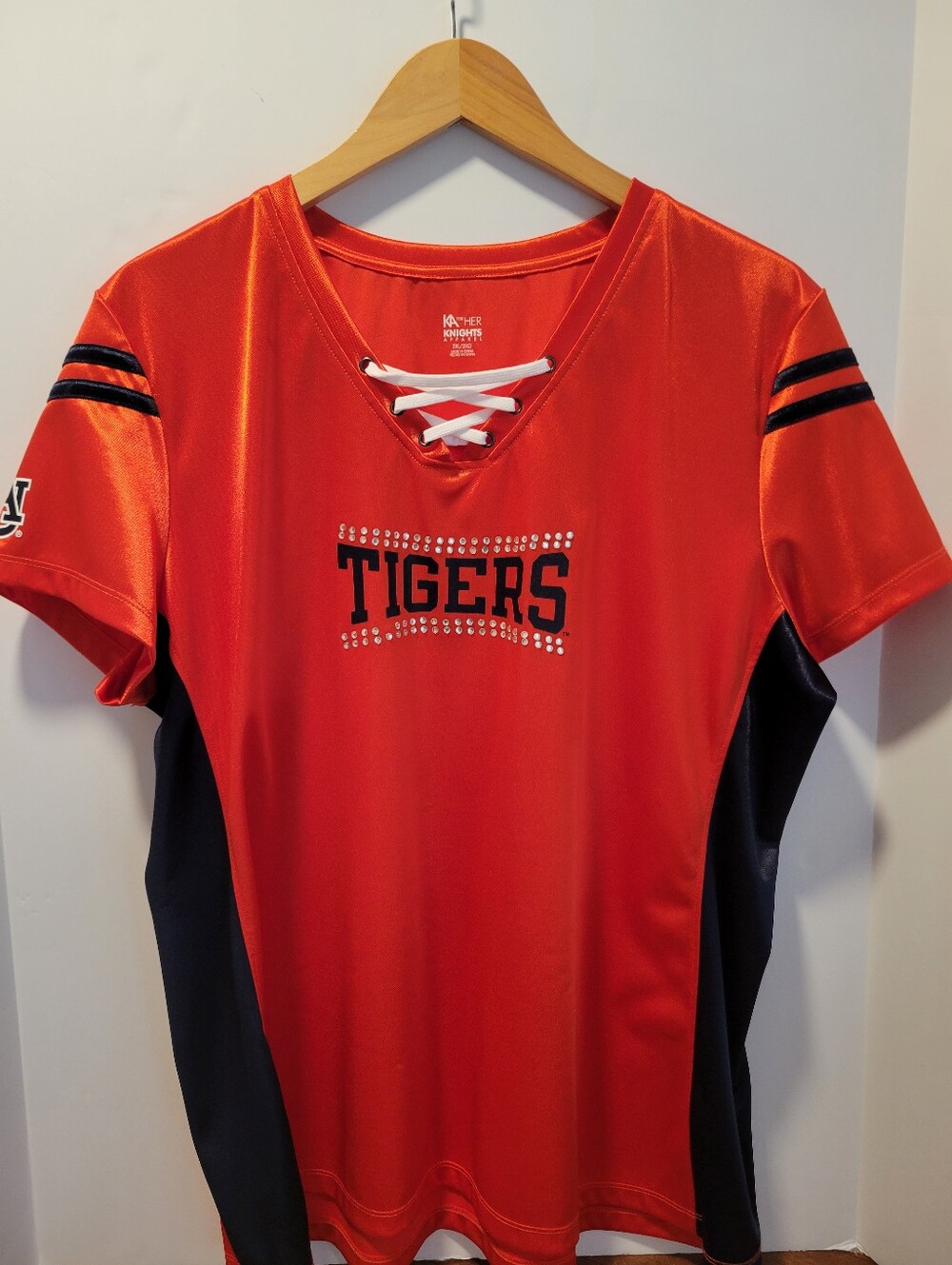 Auburn Tigers Womens 2XL Jersey War Eagle Game Day Fall Football Team Colors